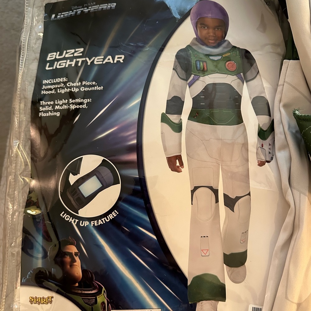 Spirit Buzz Lightyear Costume with Green and White
